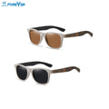 2024 Fashion Eco Friendly Recycled Custom Logo Polarized Wheat Straw Frame Wooden Sunglasses for Men and Women