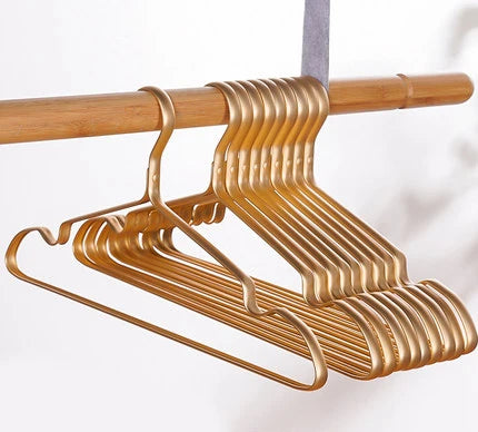 Wholesale Factory Price Cheap Space Aluminum Household Clothes Hanger Metal Clothing Hanger