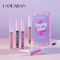 Handaiyan Lipstick Set Vegan Nude Matte Lipstick Private Label Lipgloss Shimmer Labiales New Arrival Liquid Lipstick Lipgloss