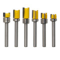 L-N201 1PC 6mm Shank Template Trim Hinge Mortising Router Bits 2/3 Flutes Flush Trim Woodworking Router Bit