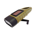 JWD-007 Outdoor Portable Solar Camping Lantern Emergency Hand Crank Flashlights Mini Rechargeable Led Flashlight