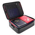 Fireproof Family Travel Passport Certificate Document Storage Organizer Bag Multi-Layer Portable File Storage with Lock