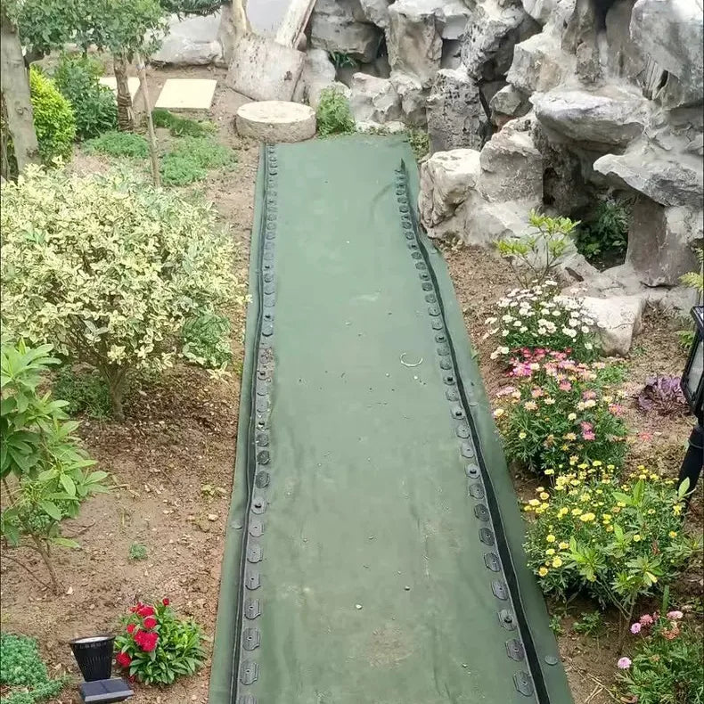 Custom Eco-Friendly Black Plastic Flower Bed Wire Fencing Lawn Edging Border Curved Cottage Garden Edging Cyclone Corrugated