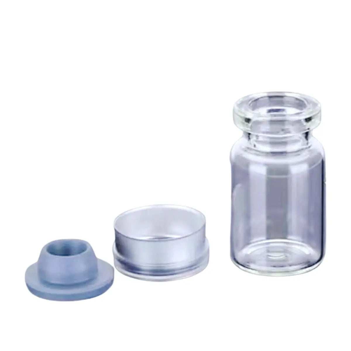 Ready Stock Available Clear Transparent Vial Glass Bottle 5ml Short Glass Vial