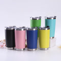 20 oz Double Walled Vacuum Flask Stainless Steel Sports Thermos Drinking Water Bottle