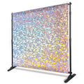 Photo Backdrop Stand Kit Banner Stand Adjustable Telescoping Backdrop Stand for Trade Show Display Booth Exhibitor Background