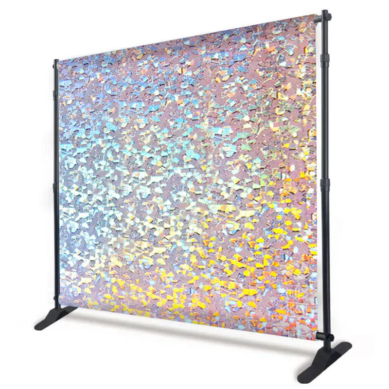 Photo Backdrop Stand Kit Banner Stand Adjustable Telescoping Backdrop Stand for Trade Show Display Booth Exhibitor Background