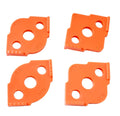 L-HT179 4PCS Radius Router Templates Jig Radius Corners Trimming Router Bit Templates R5 R10 R15 R20 R25 R30 R35 R40 Woodworking
