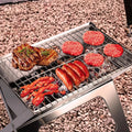 Luxury Outdoor BBQ Extra Large Foldable X Type Charcoal Grill Heavy Duty Rectangular Powder Coating Finish Barbeque Must-have