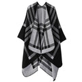 Newest Custom LOGO Autumn Winter Warm Poncho and Capes for Women Oversized Shawls Wraps Cashmere Pashmina Female Bufanda