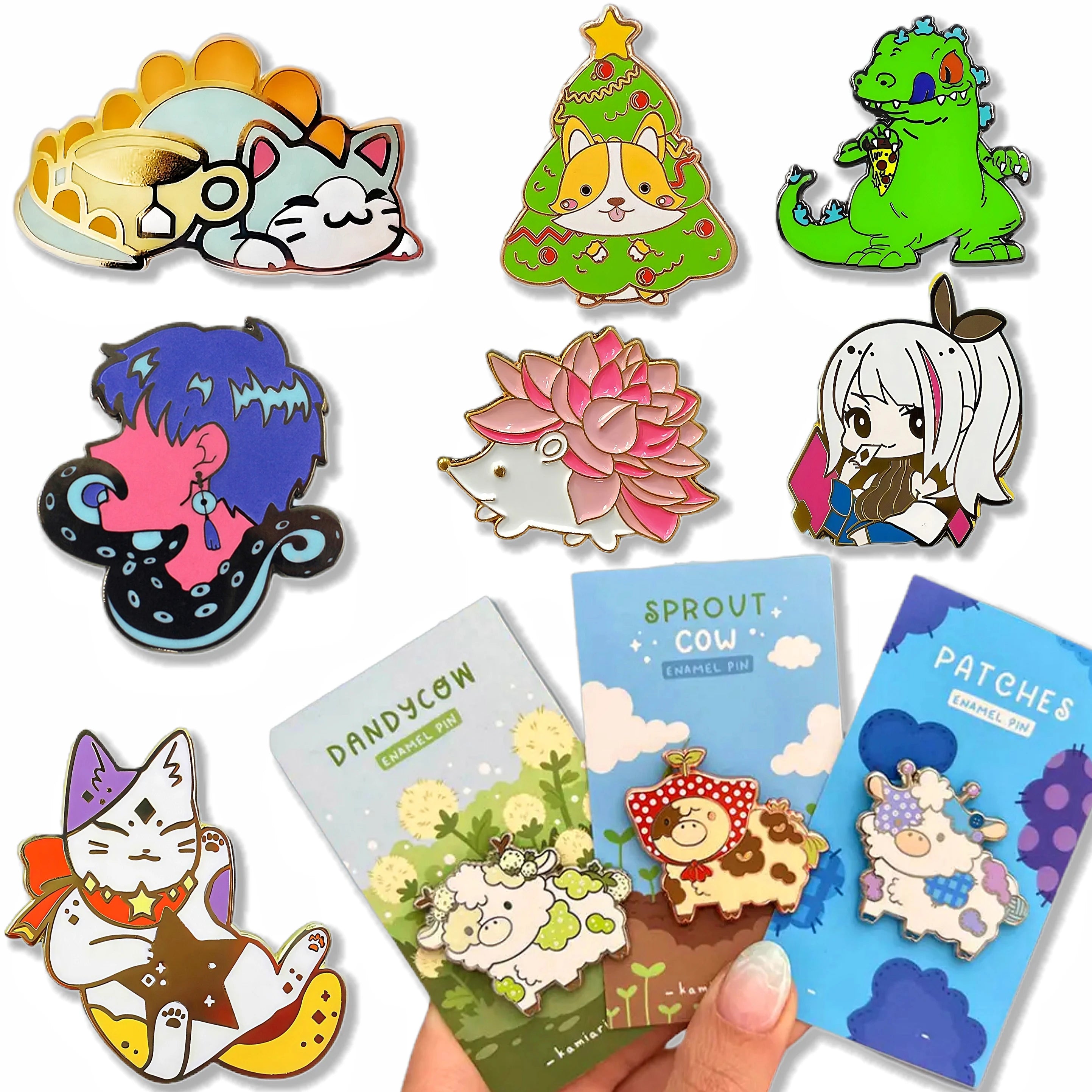 Wholesale Design Your Own Logo Metal Badge Bulk Anime Custom Lapel Pins Hard Enamel Pin with Backing Card
