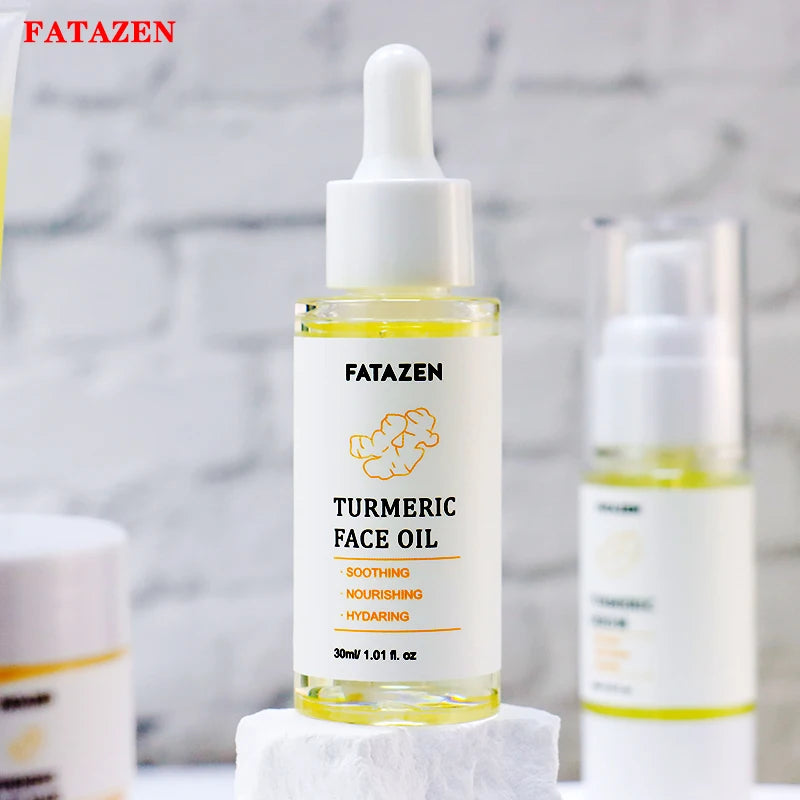 Private Label Pure Natural Facial Oil Vegan Anti Aging Skin Moisturizing Aceite Esencial Face Care Body Turmeric Essential Oil