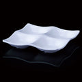 4 Compartment Divided Pickled Vegetable Plates Serving Snack Plate Wine Appetizer Plate Divided Bowls