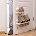 Plastic Adjustable Corner Shoe Rack Space Saver Bathroom Wall-Mounted Foldable Slippers Rack Slipper Holder Rack