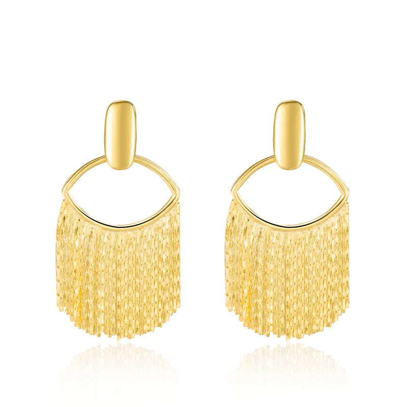 Large 925 Sterling Silver Luxury Dangle Earring Fine Fashion Jewelry Earrings Women Jewelry