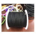 BMZ 2024 Real Leather  4mm 4 Strands Nice Looking Natural Nappa Leather Braided
