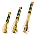 Stainless Steel 304 Food Clip Kitchen Tongs for Cooking Korean Bbq Golden Cake Tong Steak Tong Factory Direct Sales