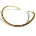 Original Design Personalized Brass Gold Plated Snake Bone Pattern Open Collar Necklace Jewelry Customization