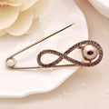 Joyas Fashion Jewelry Large Pearl Rhinestone Luxury Customized Designer Brooches Pins for Women
