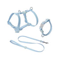 Maychan OEM ODM Custom Logo Solid Personalized Waterproof Soft Durable Adjustable PVC Pet Dog Harness Collar Leash Set
