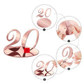2023 Trend Table Centerpiece Stands Wedding Decoration Table NumberAcrylic Wedding Table NumberClear Acrylic Cake Topper