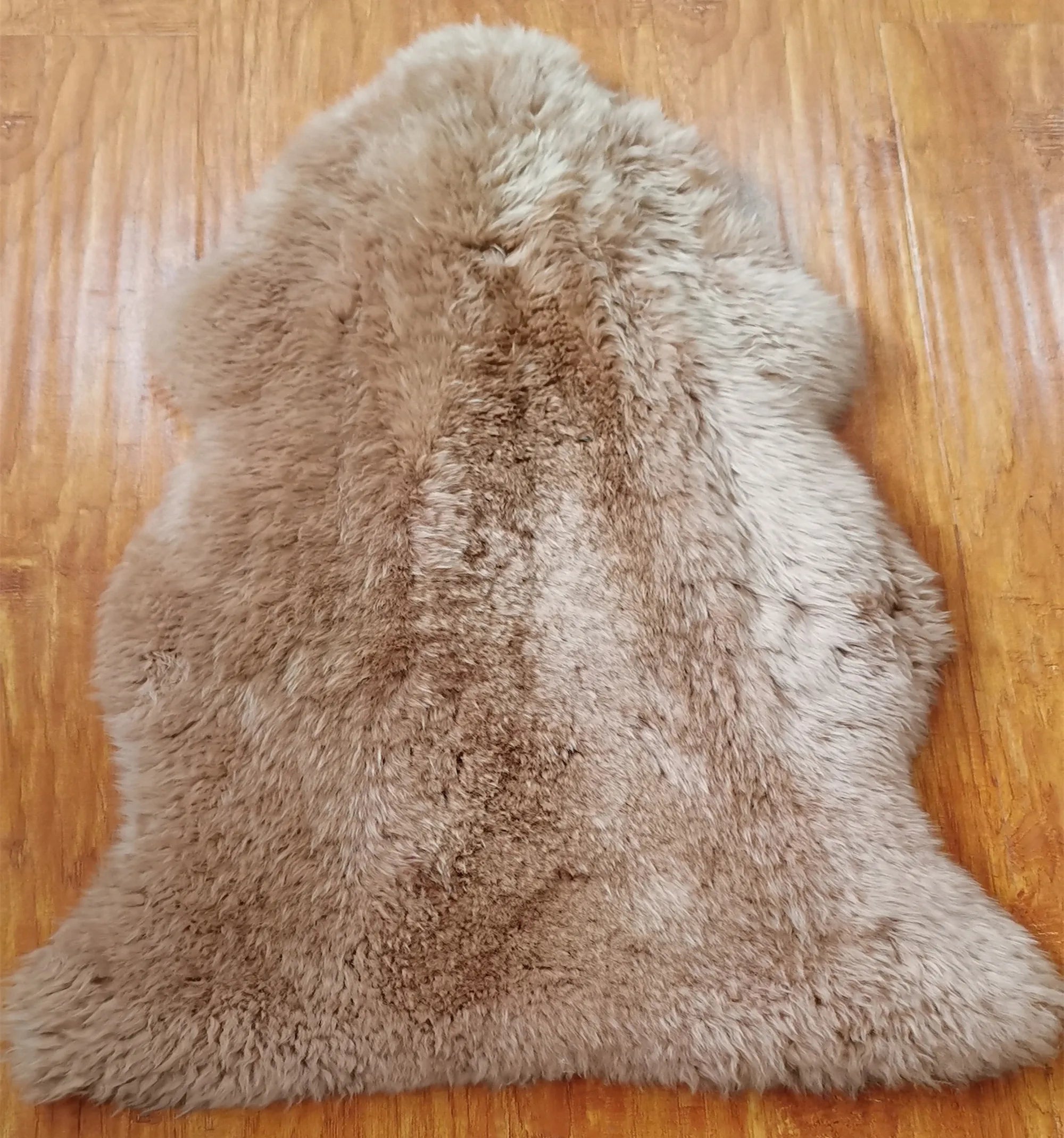 Irwoods Environment-Friendly Natural White/Dyeing Color Real Australian Sheepskin Fur Carpet Padding ECO-TAN Process Natural Fur