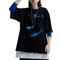 2026 Custom Oversized Button T Shirt Short Sleeve Crew Neck  Contrast Color  Men T Shirts