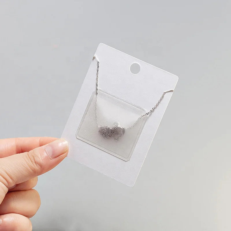 Jewelry Card Earring Card Necklace Card With Opp Bag Back