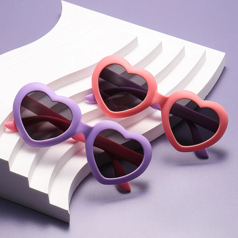 Custom Logo Silicone Gel Sunglasses for Baby Kids Polarized UV400 Gradient Lens Options in Purple Red Blue Frames