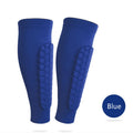Custom Logo Polyester & Cotton Compression Football Shin Guard Professional Protection Breathable Adjustable Calf Shin Straps