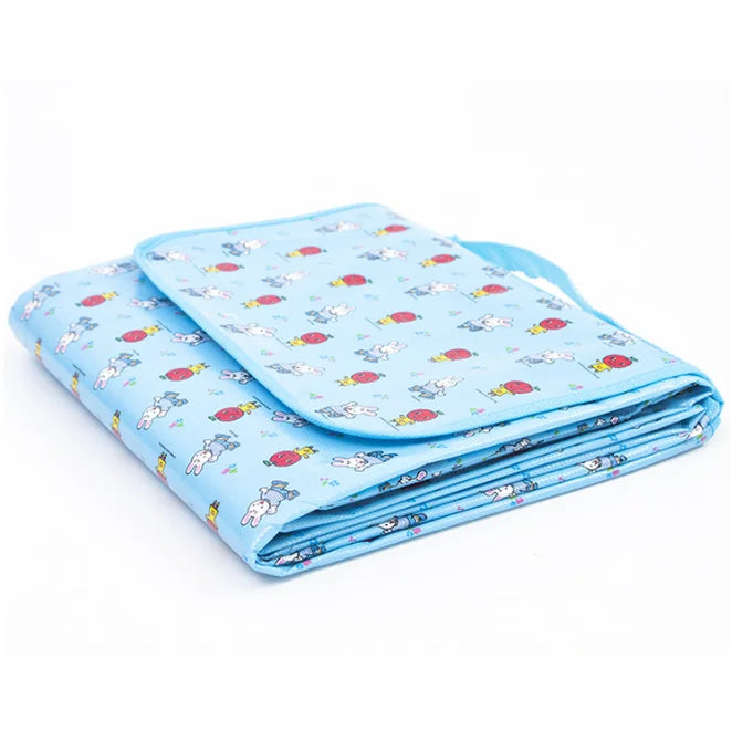 Customizable Non Woven Foldable Beach Mat Full Color Lamination Machine Made Washable for Travel Picnic Camping