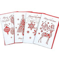 Ready to Ship 4 Designs One Set  Customizable Laser Cut Gift Christmas Greeting Cards Cards with Envelope