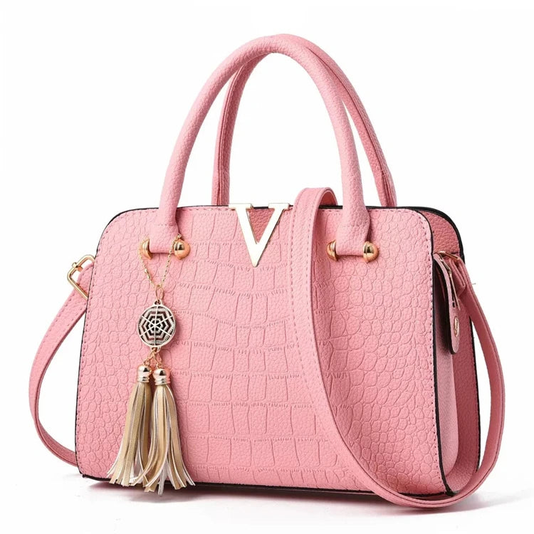 2026 Wholesale Designer Luxury Pu Leather Fringe Shoulder Ladies Crossbody Women  Handbags Branded