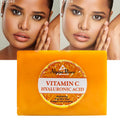 200g Best Selling Vitamin C Soap for Skin Bright Exfoliating Even Hyaluronic Acid Face Soap for Dark Skin