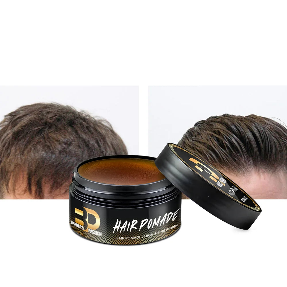 ISO/GMPC/CPNP/COA BARBERBATTLE Create Your Own Brand No Flake Natural Olive Pomade for Thick Hair