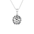 Hot Sale Jewelry 925 Sterling Silver Matt Black Ball Necklace