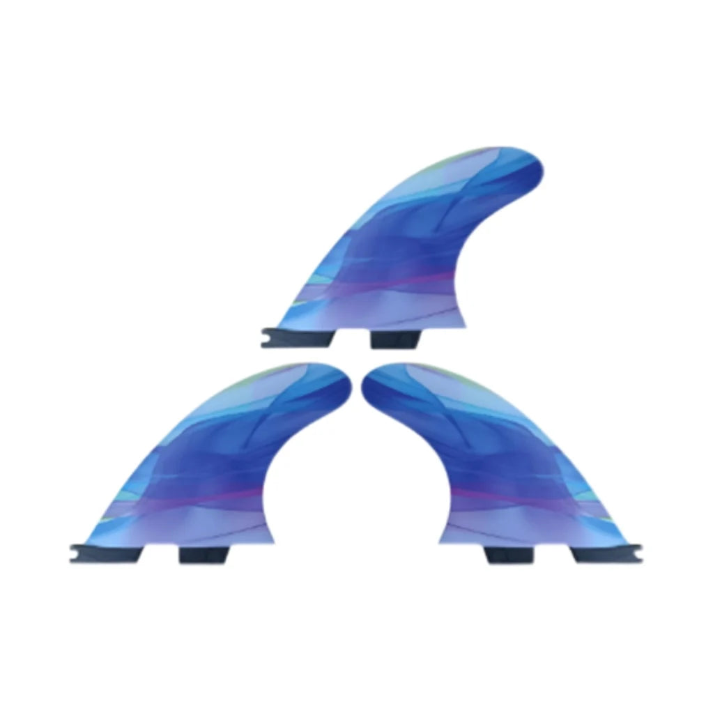 Beach Water Surfing Single Tab Fiber Glass Thr Fin Set  Double Tab Surfboard Fin for Sale
