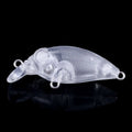 Wholesale CB052-0 4cm 2g Artificial Hard Bait DIY Unpainted Blank Crankbait Fishing Lures