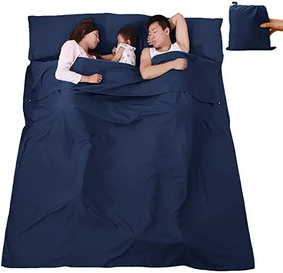 WOQI Silk Like Camping Sleeping Bag Liner Sports   Sleeping Bag Liner  Clean Sheet  Sleeping Bag Liner Travel Sheet  Business