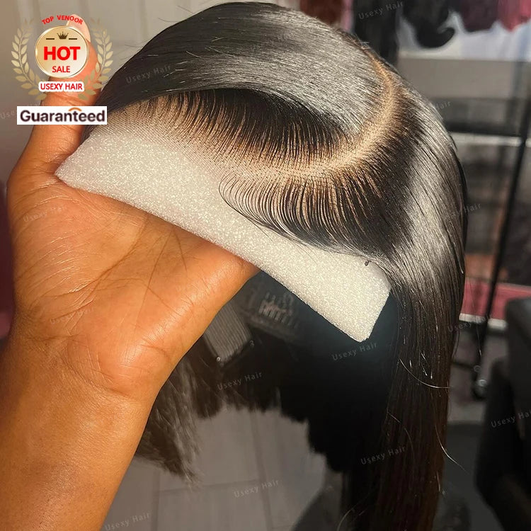 Vietnamese Hair Bone Straight Wig 13X4 Lace Frontal Wig Natural Human Hair Lace Front Transparent Swiss Glueless Wig for Women
