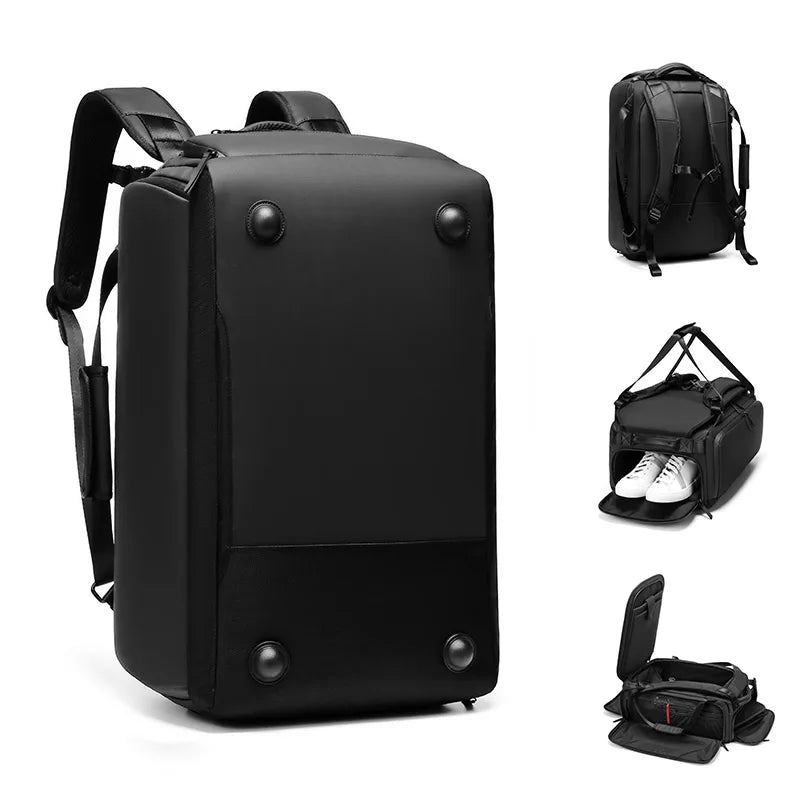 Large Capacity Fashion Travel Tote Bag Handbag with Reinforced Handle Zipper Closure Outdoor Travel Organizer