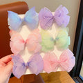Colored Hair Pins Bow 5.5 CM With Clip for Girl Hair Accessories