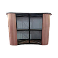 Factory Custom Trade Show Advertising Aluminum Tube Portable Promotional Table Pop up Display Table Counter Table