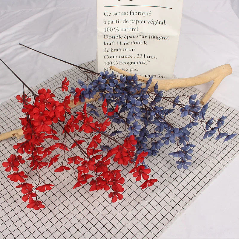 EL038  Wholesale 2021  Hot Cheap Wedding Guide Plastic Simulation Flower Artificial Flower and Leaf for Decoration