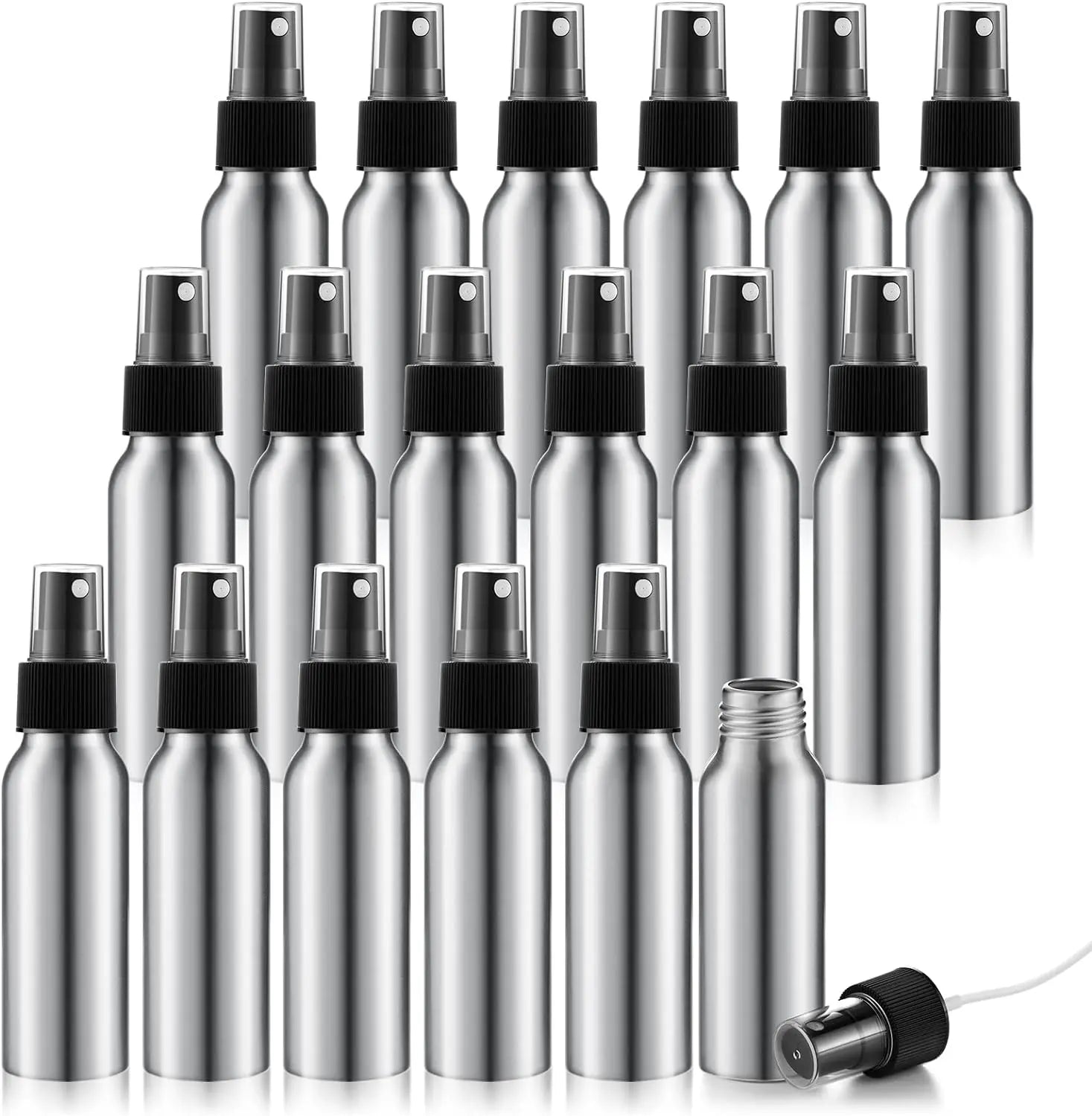 Wholesale 100ml Aluminum Spray Bottle Essential Oil Perfume Airfreshener Metal Bottle Premium Quality