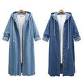 OEM Man Jacket Stylish Hooded Denim Jacket for Women Youthful Women Jackets