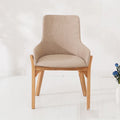 Nordic Japanese Modern Solid Wood Chair Household Contracted Leisure Backrest Chair Computer Office Chair