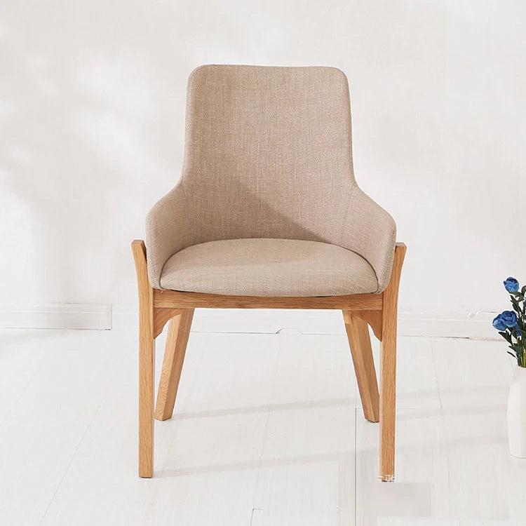Nordic Japanese Modern Solid Wood Chair Household Contracted Leisure Backrest Chair Computer Office Chair MegaBDM