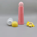Hot Sale 100ml Pink Opaque Cosmetic Skin Care Lotion Face Plastic Packaging Round Pump Sprayer with Liner Plug Packaging