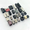 Supplier Wholesale Customized Waterproof Square Silver Bikini Metal Cord Ends Stopper Metal Strap Ends